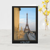 La Torre Eiffel Kaart (Gele Bloem)