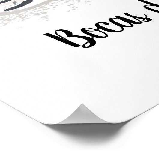 La tortuga del Mar - Het Zee schildpad Poster (Hoek)