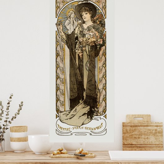 La Tosca Alphonse Mucha Large Poster (Keuken)