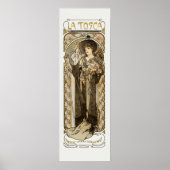 La Tosca Alphonse Mucha Small Poster (Voorkant)