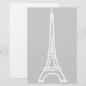 la tour Eiffel Briefpapier (Voorkant / Achterkant)