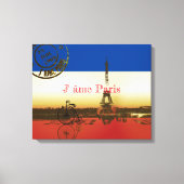 La Tour Eiffel Canvas Afdruk (Voorkant)