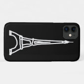 La Tour Eiffel Case-Mate iPhone Case (Achterkant (horizontaal))