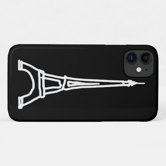 La Tour Eiffel Case-Mate iPhone Case (Achterkant (horizontaal))