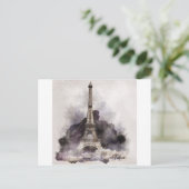 La Tour Eiffel de Paris Briefkaart (Staand voorkant)