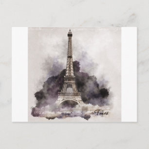 La Tour Eiffel de Paris Briefkaart