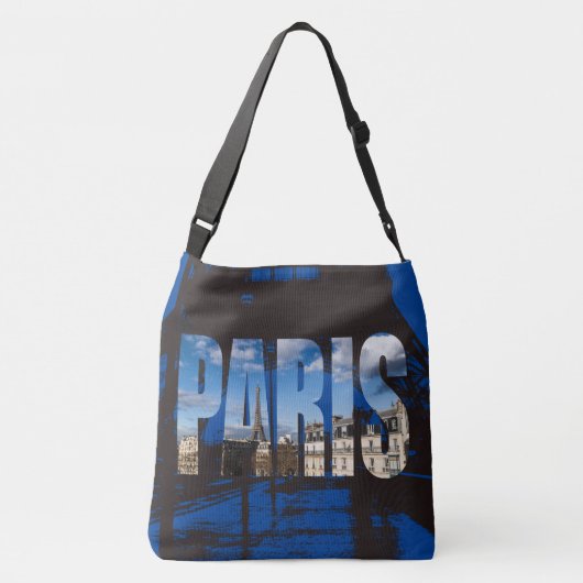 La Tour Eiffel Drank Crossbody Tas (Achterkant)