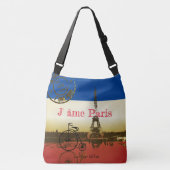 La Tour Eiffel Drank Crossbody Tas (Voorkant)