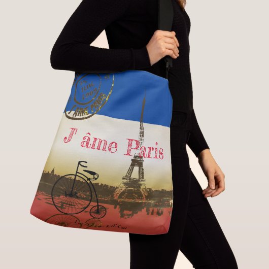 La Tour Eiffel Drank Crossbody Tas (Dichtbij)