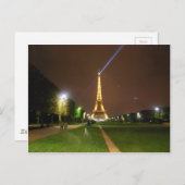 La Tour Eiffel, Eiffel Tower - Parijs, Frankrijk Briefkaart (Voorkant / Achterkant)