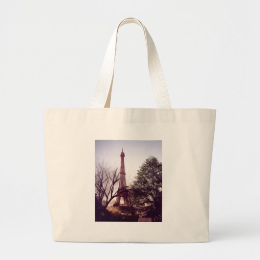 La Tour Eiffel Grote Tote Bag (Voorkant)