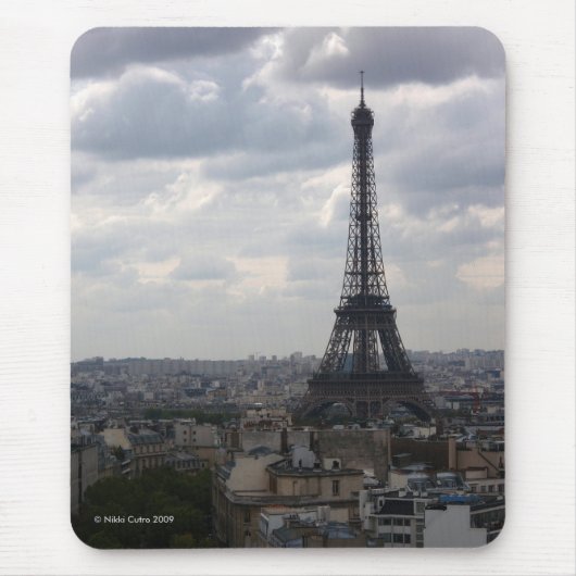 La Tour Eiffel Mousepad Muismat (Voorkant)