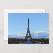 La Tour Eiffel - Parijs, Frankrijk - Briefkaart (Voorkant / Achterkant)