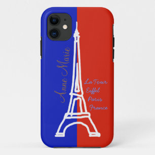la tour Eiffel Paris gepersonaliseerd iPhone 11 Hoesje