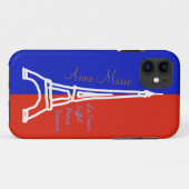 la tour Eiffel Paris gepersonaliseerd Case-Mate iPhone Case (Achterkant (horizontaal))