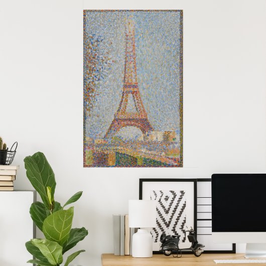 La Tour Eiffel Poster (Thuiskantoor)