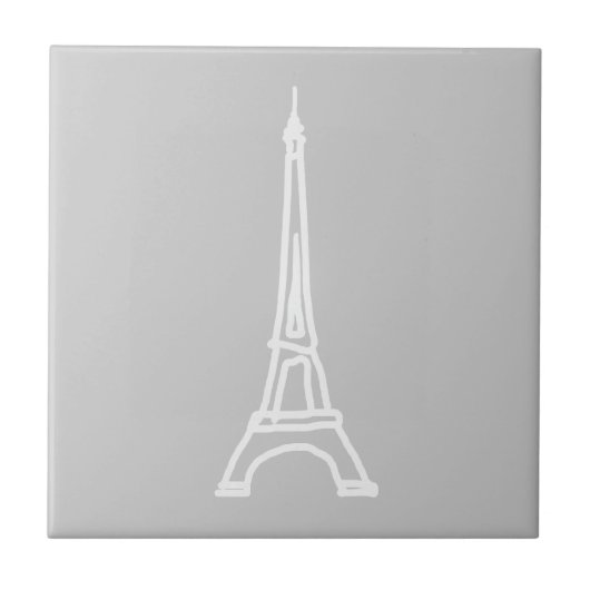 la tour Eiffel Tegeltje (Voorkant)