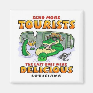 LA Tourist Gator Magneet