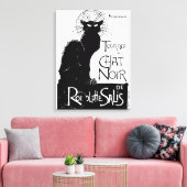 La tournée du Chat Noir Canvas Afdruk (Insitu (Woonkamer))