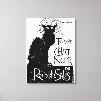 La tournée du Chat Noir Canvas Afdruk