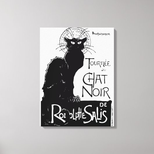 La tournée du Chat Noir Canvas Afdruk (Voorkant)