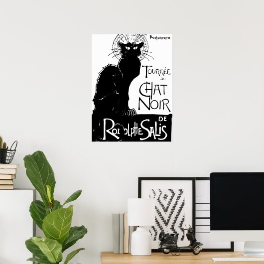 La tournée du Chat Noir Poster (Thuiskantoor)