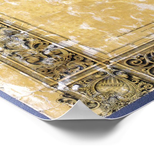 La Tourrette's Map of Louisiana (1848) Poster (Hoek)