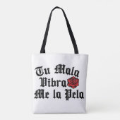 LA Toxica canvas tas (Achterkant)