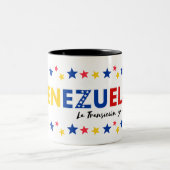 La Transición ya empezó | Diseño Patriótico  Tweekleurige Koffiemok (Center)