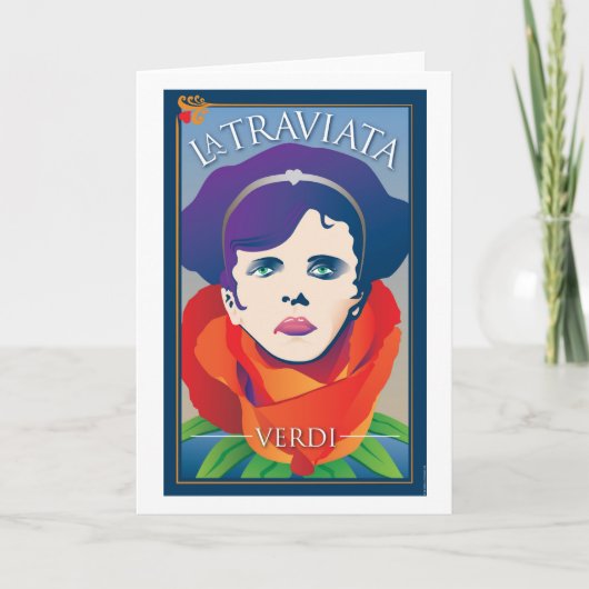 La Traviata, Opera Kaart (Voorkant)