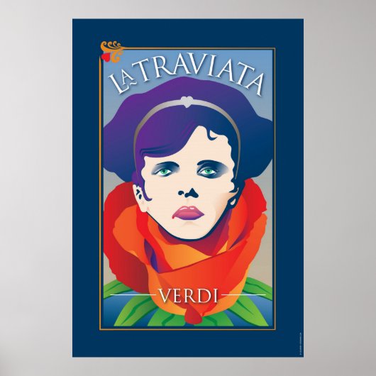 La Traviata, Opera Poster (Voorkant)