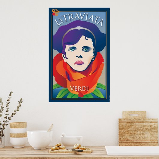 La Traviata, Opera Poster (Keuken)