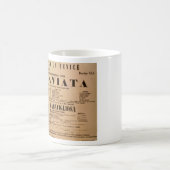 La Traviata World Premiere Poster (1853) Koffiemok (Center)