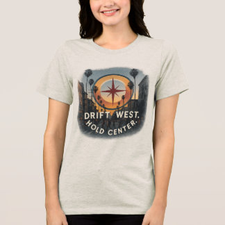 LA Tri-blend Vrouwen T-shirt | Featherlight Citywe