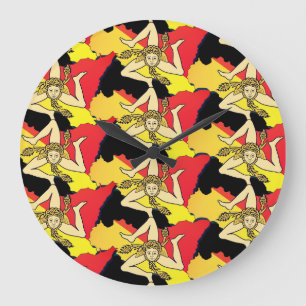 La Trinacria Clock Grote Klok