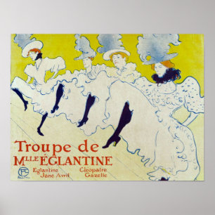 la troup de mlle Elegant poster 1895, ingediend do