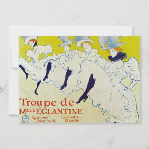 La Troupe de Mlle Eglantine door Toulouse Lautrec