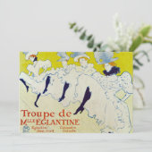 La Troupe de Mlle Eglantine door Toulouse Lautrec (Staand voorkant)