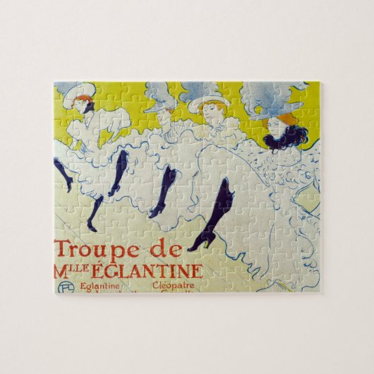 La Troupe de Mlle Eglantine door Toulouse Lautrec Legpuzzel (Horizontaal)