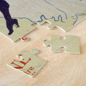La Troupe de Mlle Eglantine door Toulouse Lautrec Legpuzzel (Zijkant)