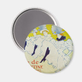 La Troupe de Mlle Eglantine door Toulouse Lautrec Magneet (Voorkant / Achterkant)