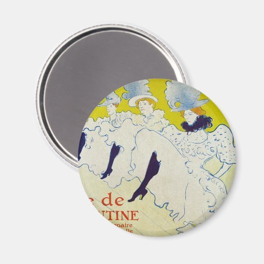 La Troupe de Mlle Eglantine door Toulouse Lautrec Magneet (Voorkant / Achterkant)