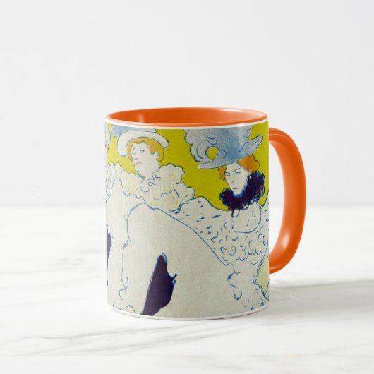 La Troupe de Mlle Eglantine door Toulouse Lautrec Mok (Voorkant rechts)