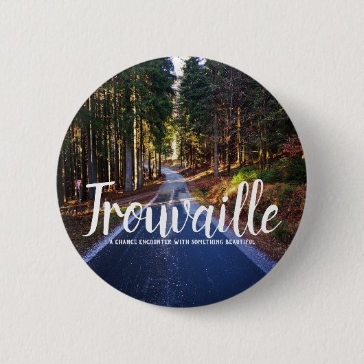 "La Trouvaille" Ronde Button 5,7 Cm (Voorkant)