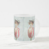 La Tulipe Matglas Koffiemok (Voorkant rechts)