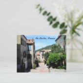 La Turbie, Franse Riviera, Frankrijk Briefkaart (Staand voorkant)