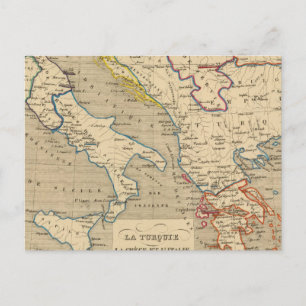 La Turquie, la Grece et l'Italie de 1700 a 1840 Briefkaart