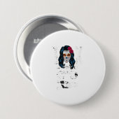 La Txica Cute Catrina Vriendin Gift for me Ronde Button 7,6 Cm (Voorkant /achterkant)