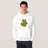 La Vacca Presento Natalina Kerst Brainrot Hoodie (Voorkant volledig)