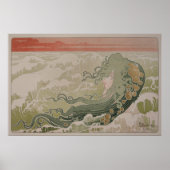 La Vague van Livemont (de golf) Poster (Voorkant)